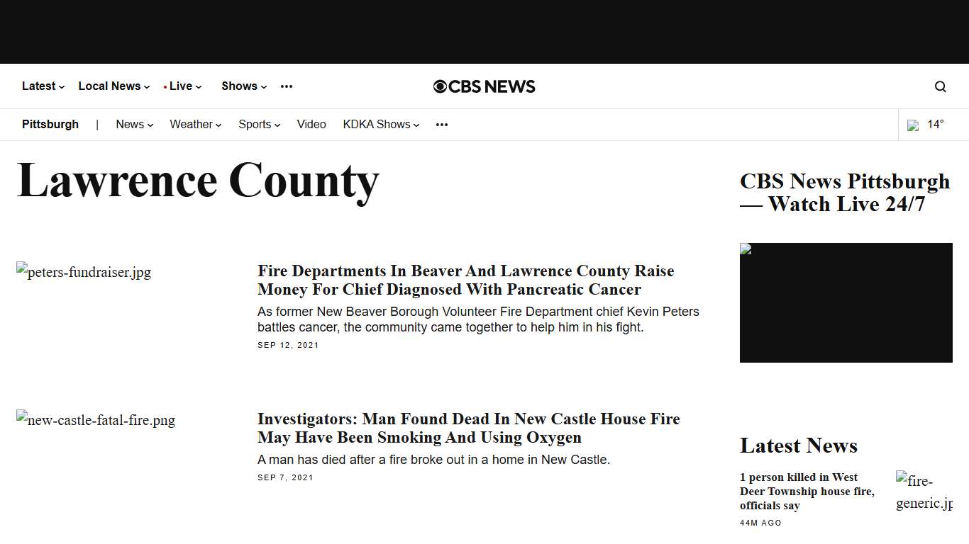 Lawrence County news - Today’s latest updates - Page 8 - CBS Pittsburgh